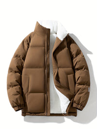 Wasserdichte Fleece Winterjacke für Damen | Wärmend & Winddicht für Outdoor-Aktivitäten – Mokka