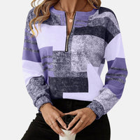 Lea | Damen Vintage Sweatshirt stilvoll & modern – Lila