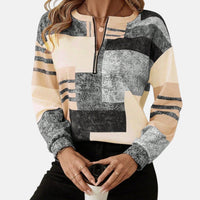 Lea | Damen Vintage Sweatshirt stilvoll & modern – Sand
