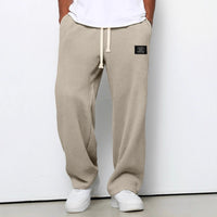 Vekor - Weit geschnittene Hose mit Soft-Touch-Finish – Khaki
