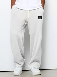 Vekor - Weit geschnittene Hose mit Soft-Touch-Finish – Weiß