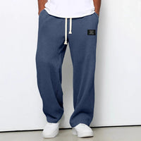 WideLux™ - Weite und Bequeme Hose mit Verstellbarem Bund – Blau