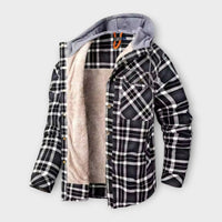 Luca - Gefütterte Männerjacke – Schwarz