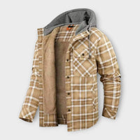 Luca - Gefütterte Männerjacke – Khaki