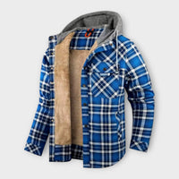 Luca - Gefütterte Männerjacke – Blau