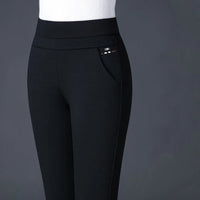 Damen Leichte Leggings | Hohe Taille – Schwarz