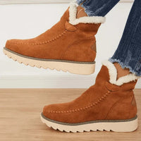 VALERIE - GEPOLSTERTE STIEFEL MIT WARMEM FUTTER – Braun