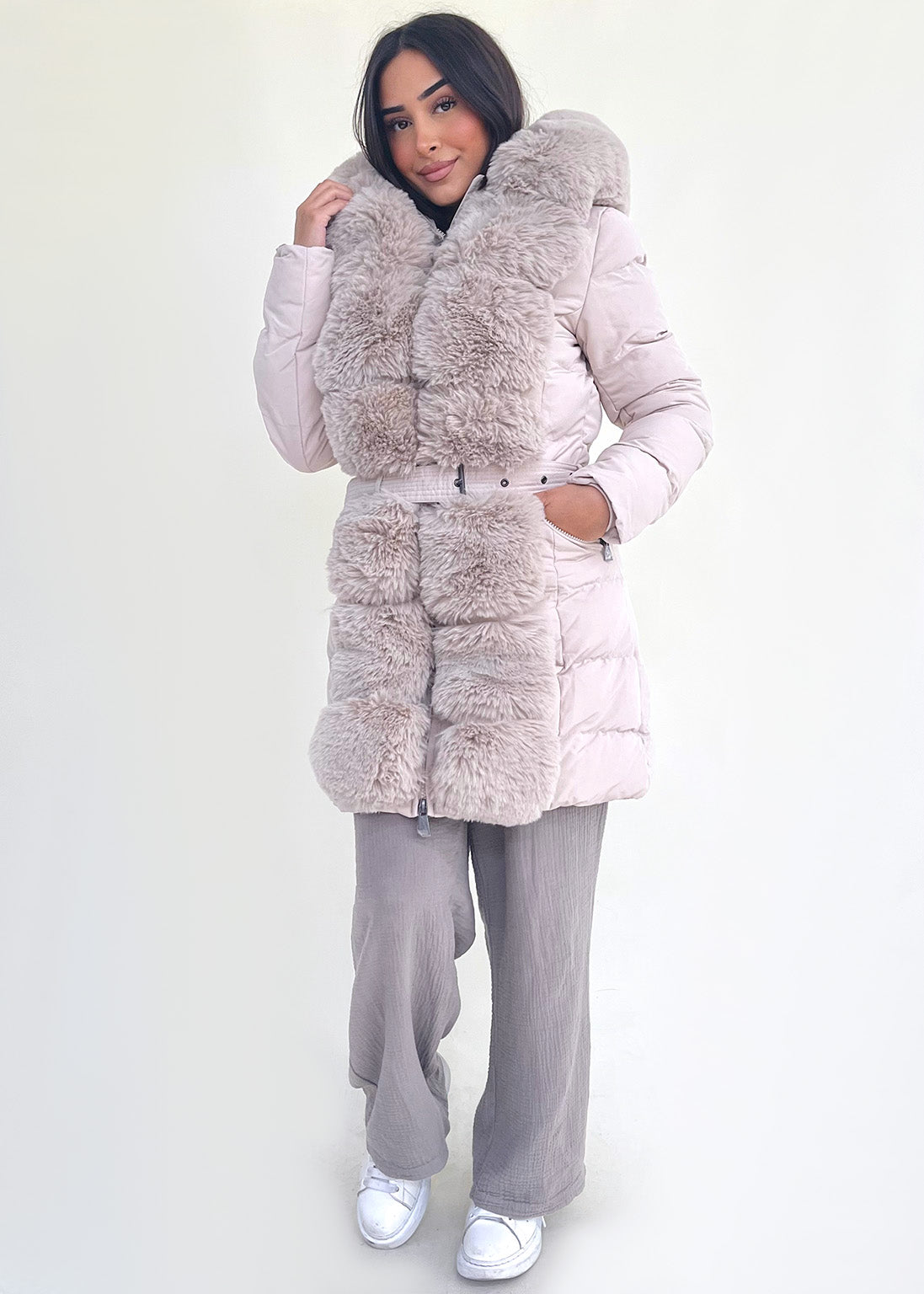 Crusk | Winterjacke mit Kunstfell
