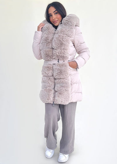 Crusk | Winterjacke mit Kunstfell