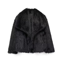 Damen Jacke | Strukturdesign geeignet für den täglichen Einsatz – Schwarz