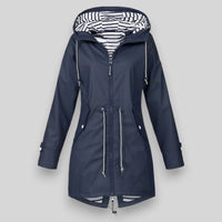 Stilvolle Wasserdichte Damen Jacke – Dunkelblau