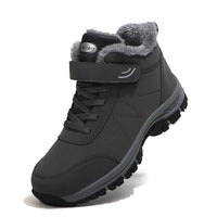 Damen Winterschuhe Elegant Warm Wasserdicht – Dunkelgrau