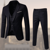 Ben™ | Schicker Anzug – Schwarz
