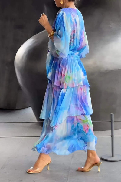 Betty | Atemberaubendes V-Ausschnitt Kleid