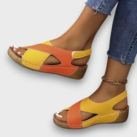 Elvina – Bequeme Sandalen für den Sommer – Gelb