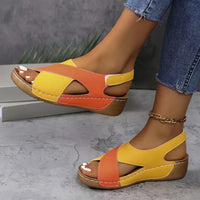Lena | Bequeme Sandalen – Gelb