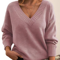 Mollie - Luftiger Damenpullover mit entspanntem Design – Rosa