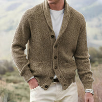 Winton - Klassischer Herren-Cardigan – Camel