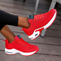Lina - Bequeme Sneaker mit luftdurchlässiger Polsterung – Rot