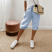 Ella - Bequeme Shorts mit schnelltrocknenden Eigenschaften – Blau