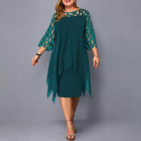 Annika - Elegantes Kleid mit femininer Silhouette – Grün