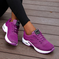 Lina - Bequeme Sneaker mit luftdurchlässiger Polsterung – Violett