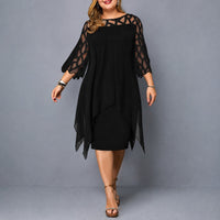 Annika - Elegantes Kleid mit femininer Silhouette – Schwarz