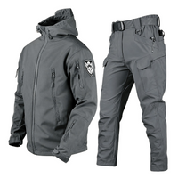 Gergely - Komplettes Ski-Set für Herren – Grau