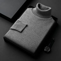 Amara - Stilvoller Rollkragenpullover – Grau