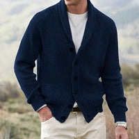 Winton - Klassischer Herren-Cardigan – Marine