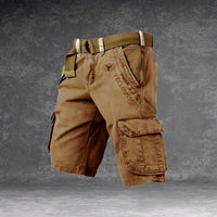 Cole - Komfortable Cargo-Shorts für Herren, ideal für Abenteuer – Braun