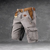 Cole - Komfortable Cargo-Shorts für Herren, ideal für Abenteuer – Grau