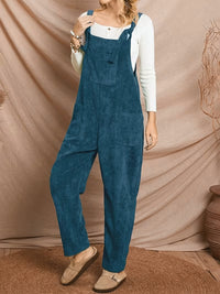 Helena | Casual Overall Jumpsuit Damen elegant – Blau