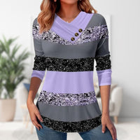 Damen V-Ausschnitt Pullover aus Feinstrick - Elegant & Weich – Violett