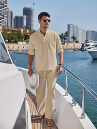 Modernes Herren Business Outfit – Khaki