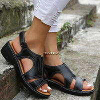 Bequeme Leichte Damen Sandalen – Schwarz