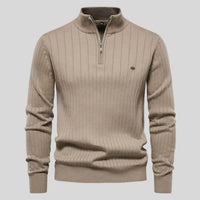 Hochwertiger Herren Komfort-Pullover – Beige