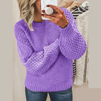Emily™ - Pullover aus weichem Strick – Lila
