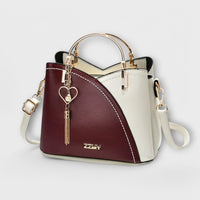 Elegante Damen Handtasche – Weinrot