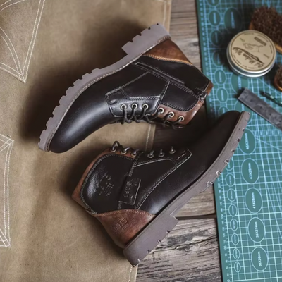Vintage Leder Herren Stiefel