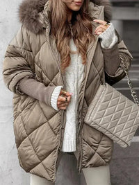 Jamie | Elegante Damenjacke für Frauen Winter – Braun