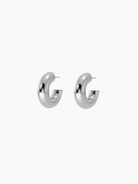 Chunky Hoops – Silber