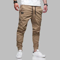 Sommer-Jogginghose für Herren - Leichte Stretch Sporthose mit Gummibund – Khaki