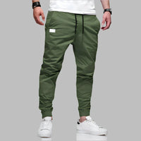 Sommer-Jogginghose für Herren - Leichte Stretch Sporthose mit Gummibund – Grün