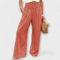 Julie - Luftige und elegante Hose – Orange