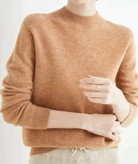 Damen Luxus Kaschmirpullover | Weich & Elegant – Hellbraun