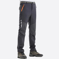 Strapazierfähige und wasserfeste Outdoorhose für Herren – Grau