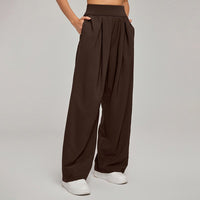 Elegante Damen Seidenhose – Braun