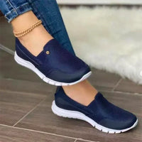 Orthopädische Damen Slip-On Komfortschuhe – Blau