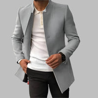 Clay | Slim Fit Trenchcoat – Grau